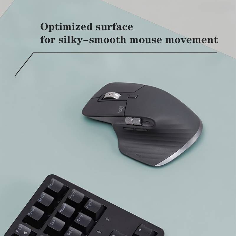Mouse Pad Color Light Blue Size 90Cmx45Cm
