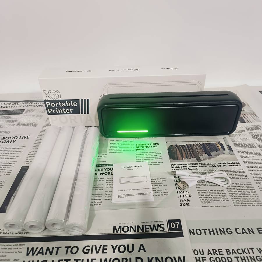 Printer Color Black 5 Rolls