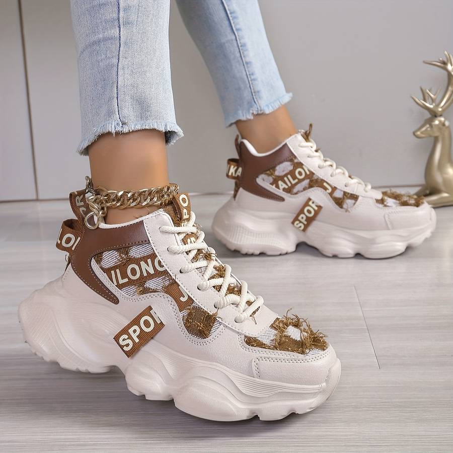 Women S Sneakers Color Khaki Sizeuk 4