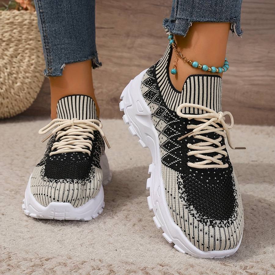 Women S Sneakers Color Beige Sizeuk 5.5