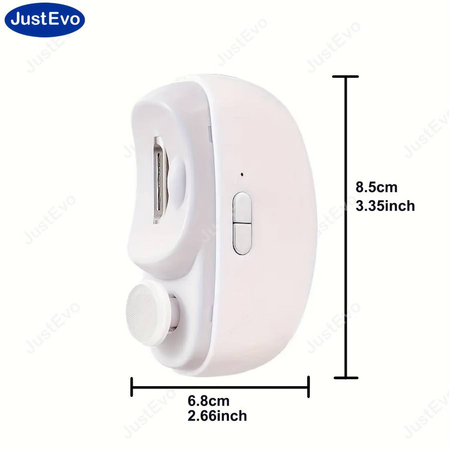 1pc Rechargeable Electric Nail Clipper  Care Kit Odorless Battery-Powered Manicure Tools fo