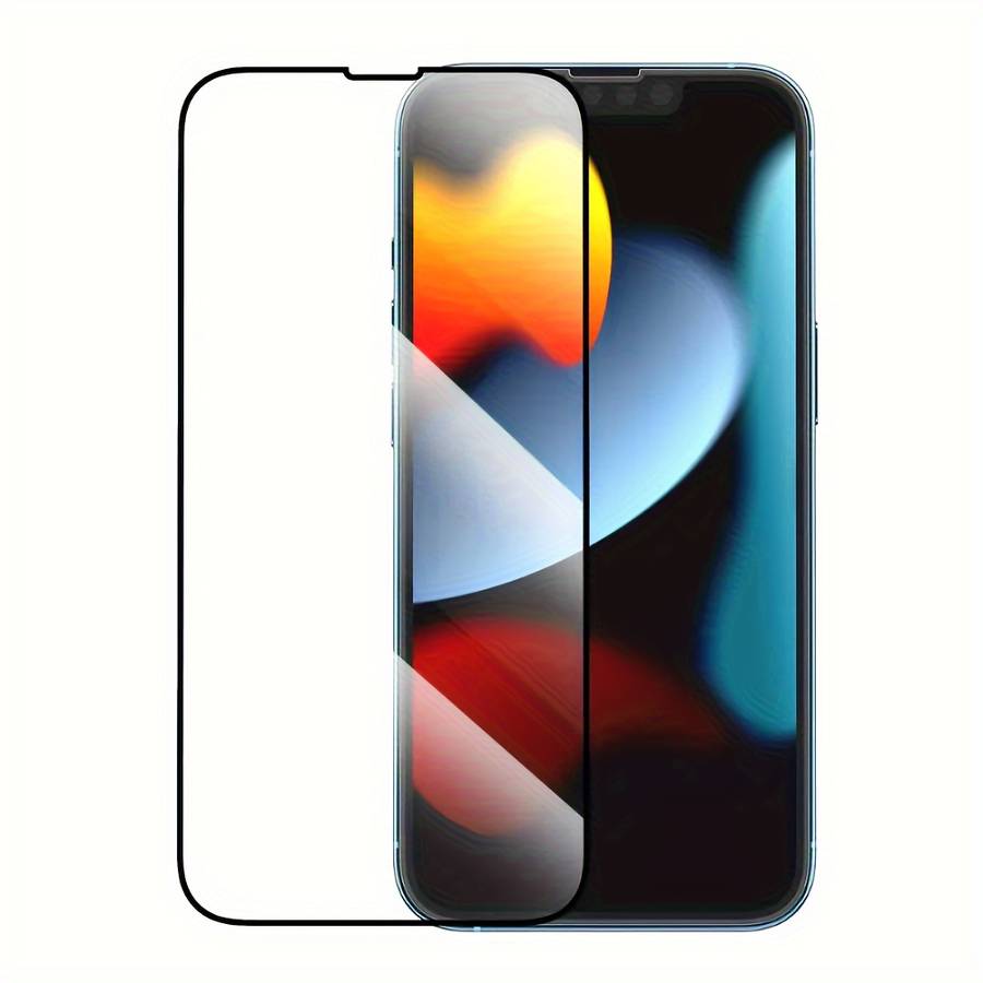 Screen Protector Compatible Model Iphone 14 Plus Quantity 3Pcs Silk Black