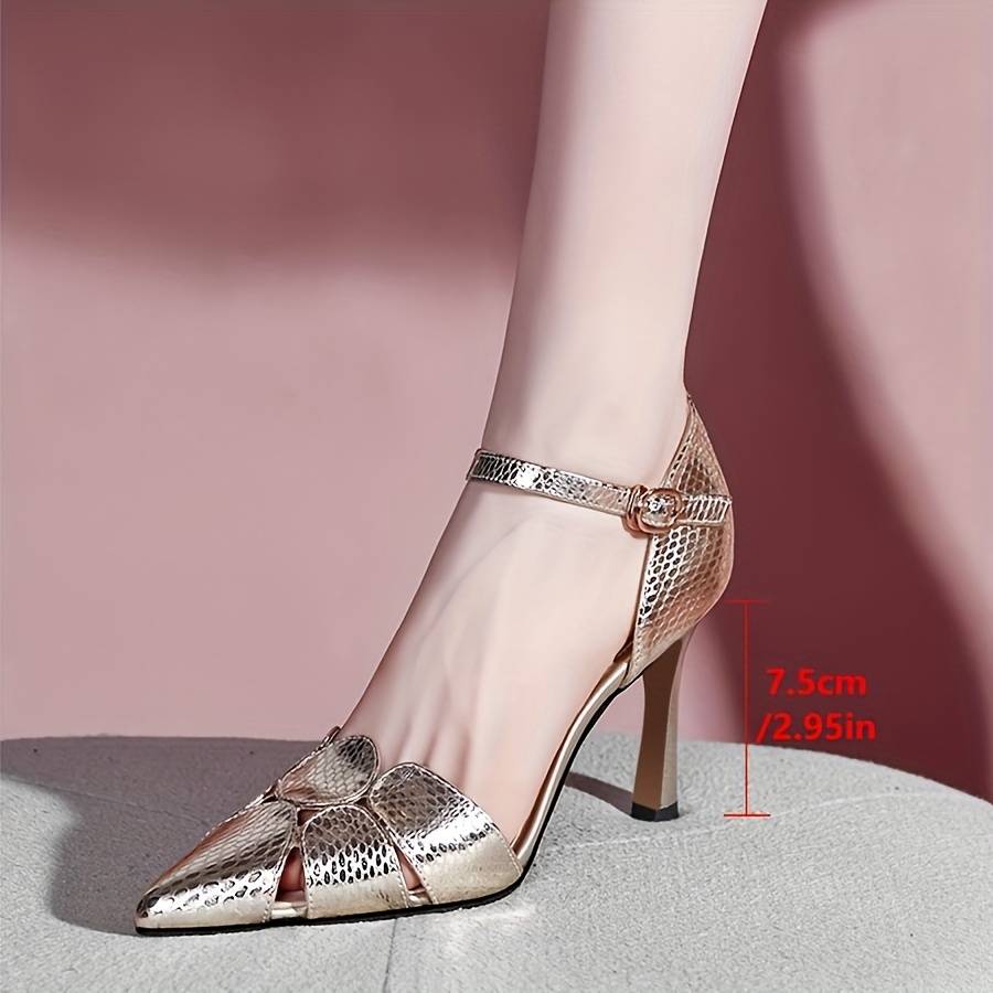 Women S High Heels Color Light Golden Sizeuk 4