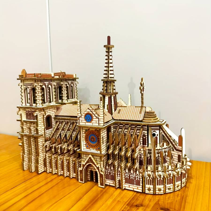 Building Toy Architectural Model Toy Set Items 3D Model Assembly Kit