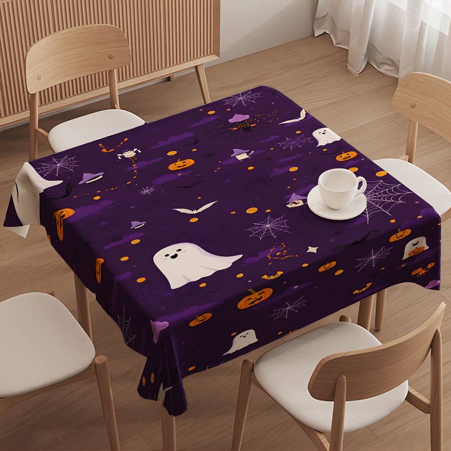 Halloween tablecloth decoration size 140cm x 180cm