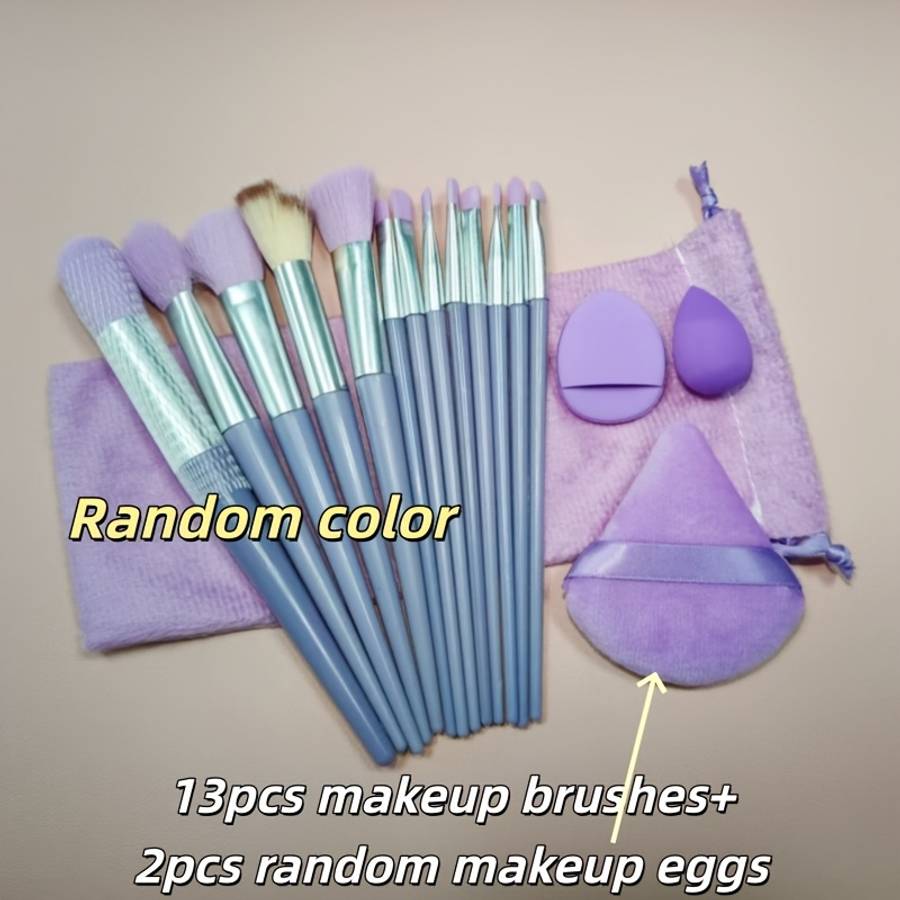 Makeup Brush Set Color Noble Purple