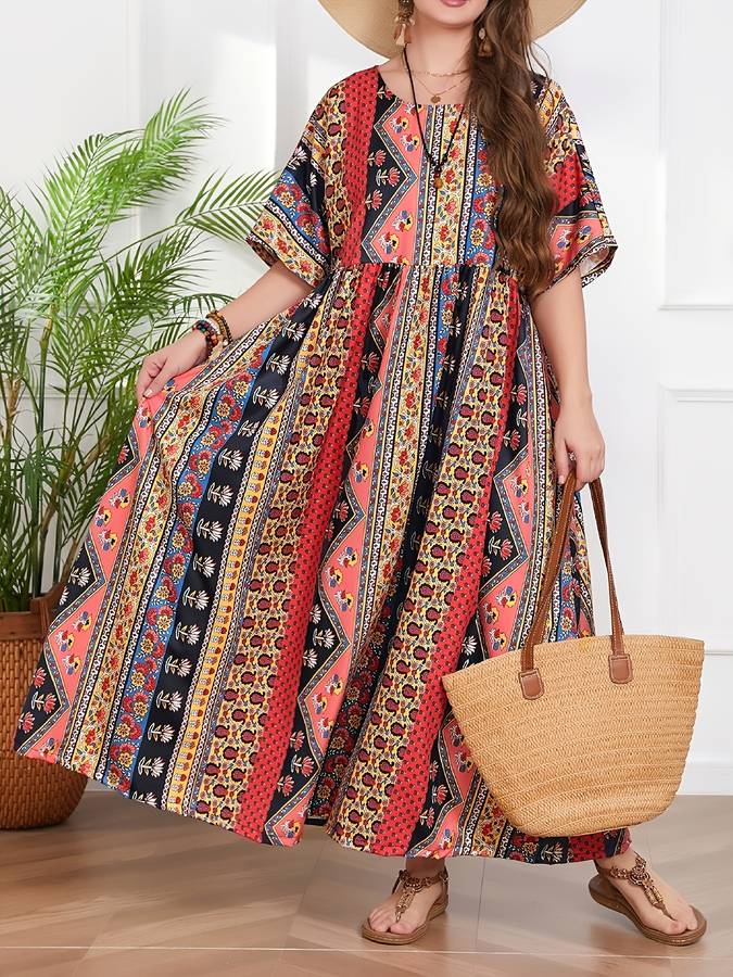 Women S Dress Color Black Red Size 5Xl