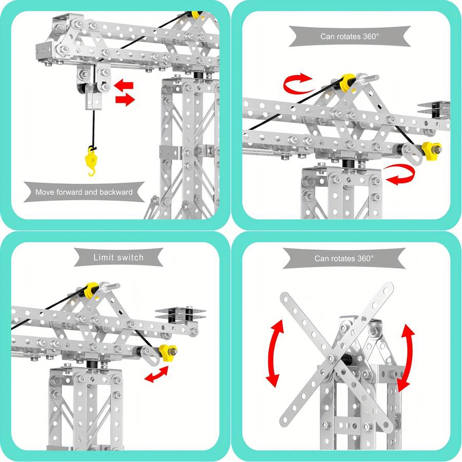 Building Toy Architectural Model Toy Set Style Hanging Tower 3 Models