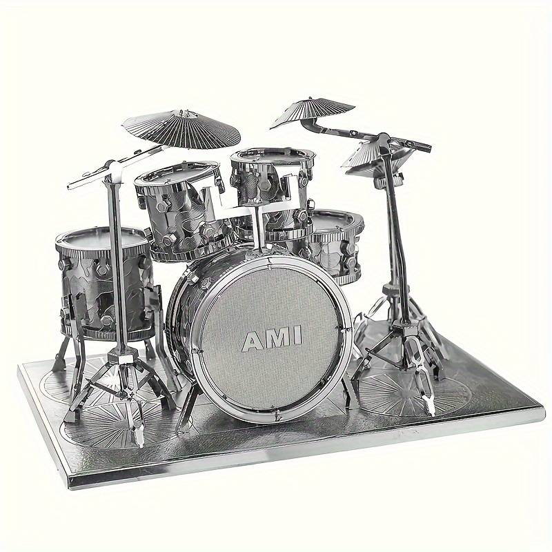 3D Puzzle Musical Instrument Model Items Drum Kit