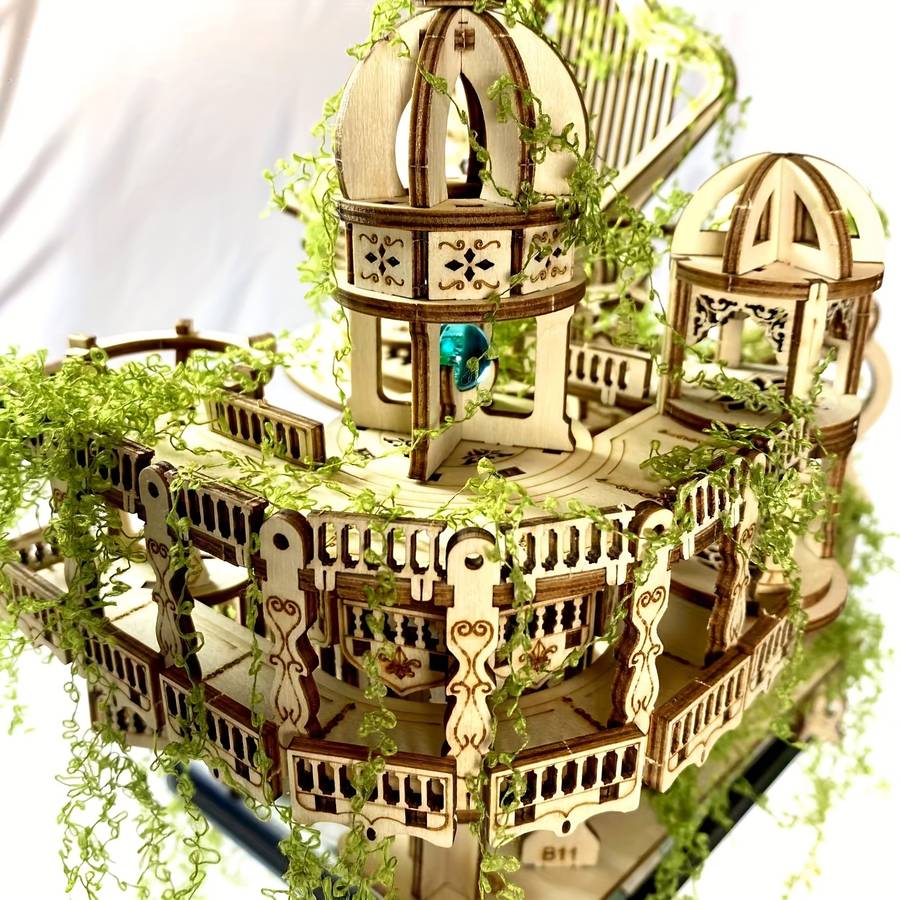 Building Toy Architectural Model Toy Set Items Green Moss Ruins