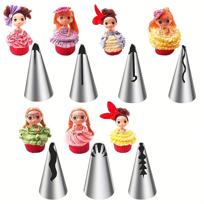 Professional Cake Decorating Head Items Russian 7 Add 2 And 7 Piece Flower Mouth Set