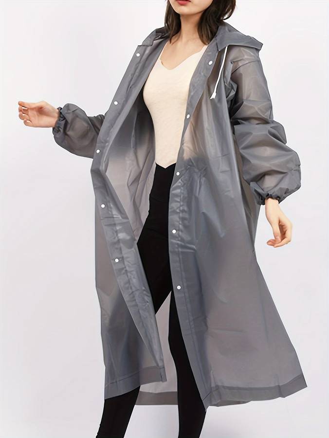 Raincoat Space Gray Size Onesize