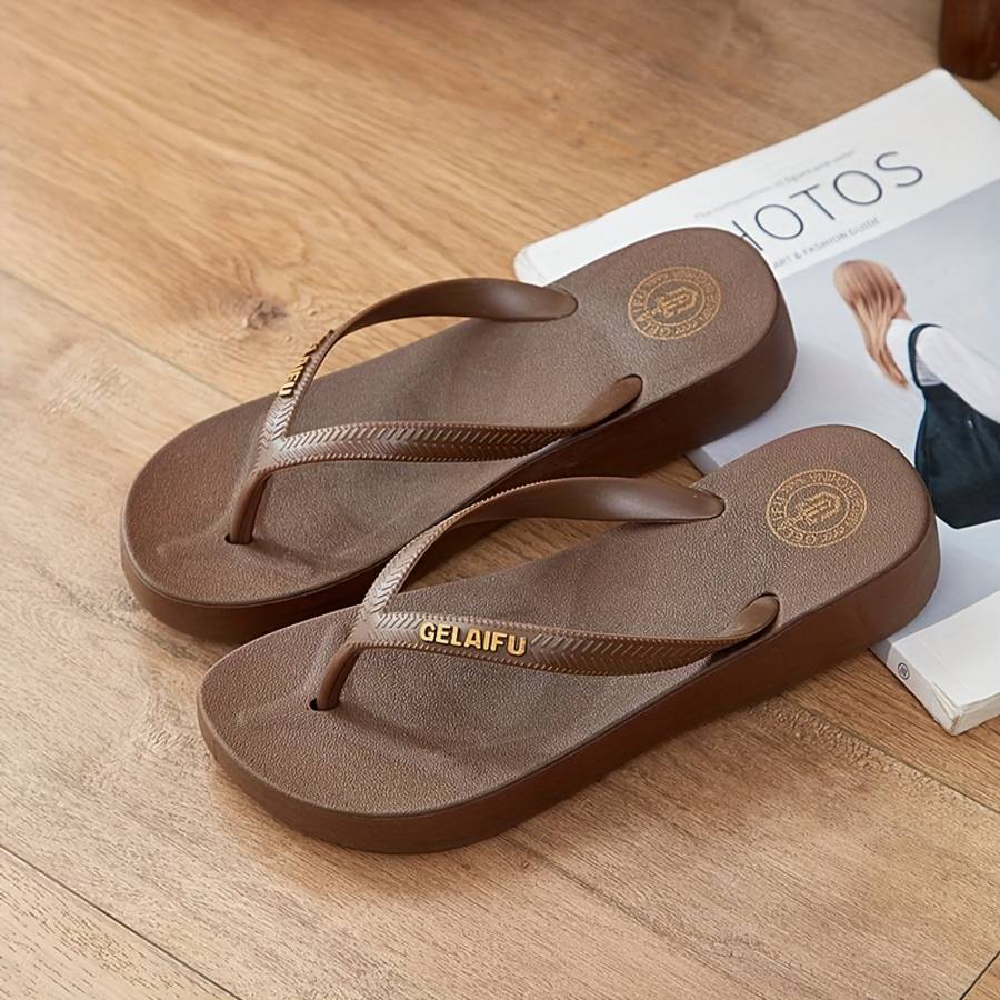Ladies Summer Flip Flops Black Uk 4
