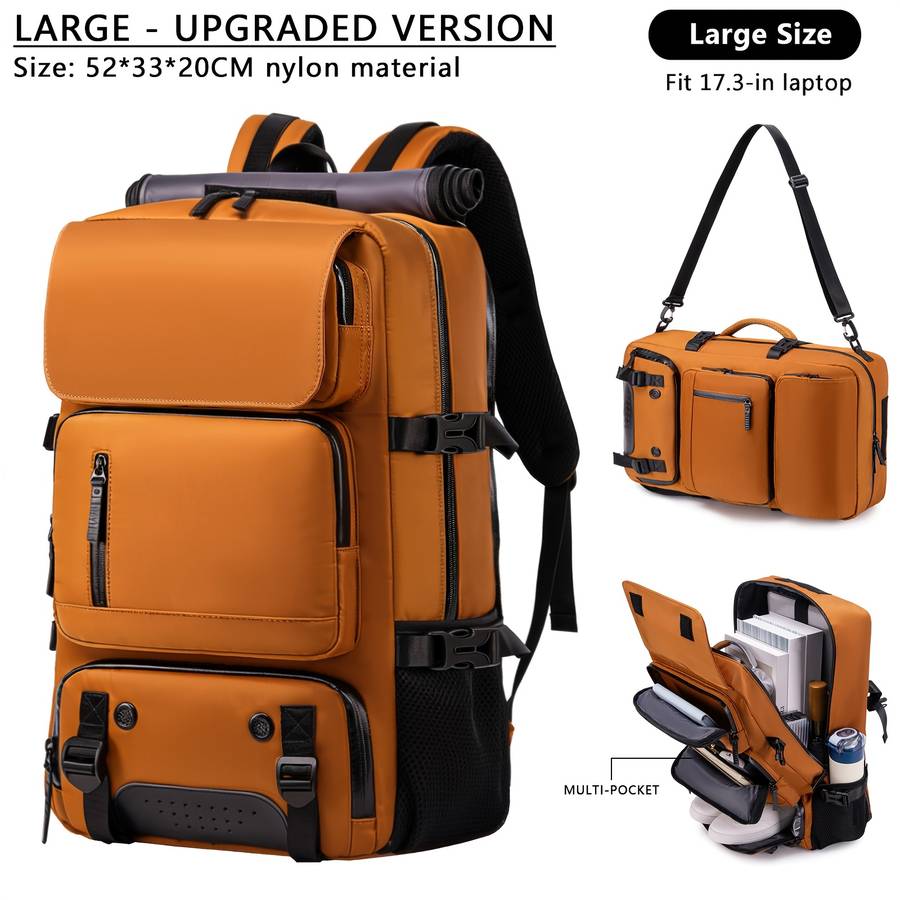 Men S Backpack Large Light Gray