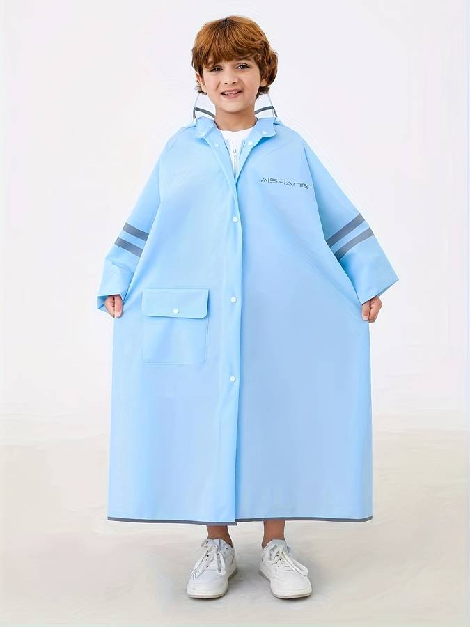 Raincoat Sky Blue Size 910Y