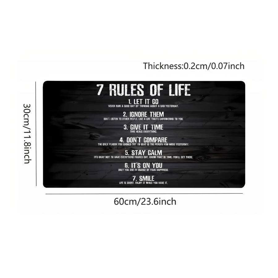 Mouse Pad Size 40X80Cm Is 15.75X31.5Inch