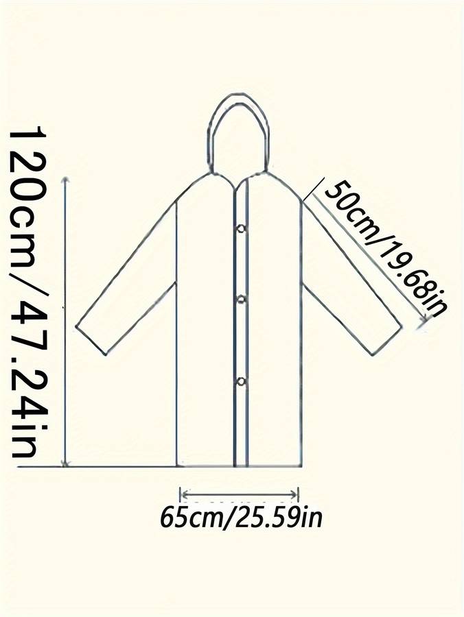 Raincoat Black Size Onesize