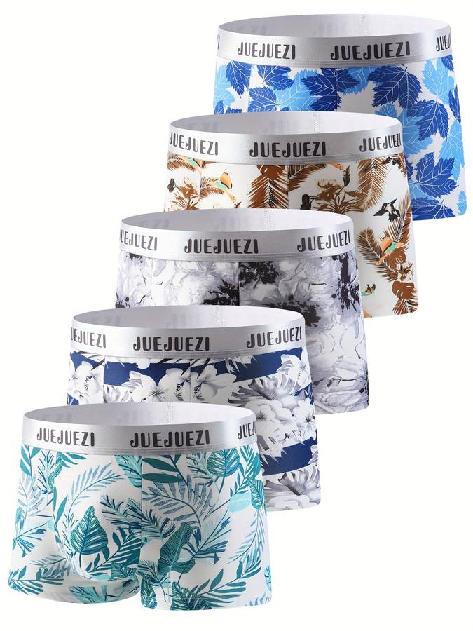 Mens Underwear Color 5 Pieces Mixed Sizes