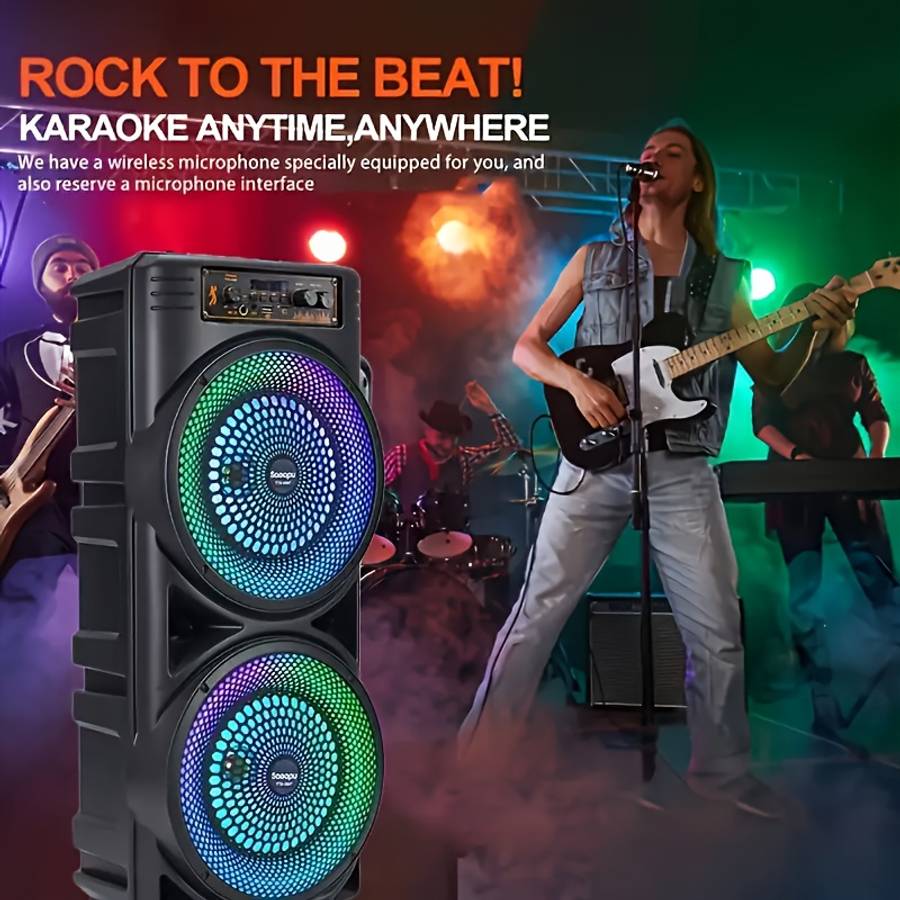 Classic With High Fidelity Dual 8.5 Inch Floor For Live Performance 8.5 Inch Red