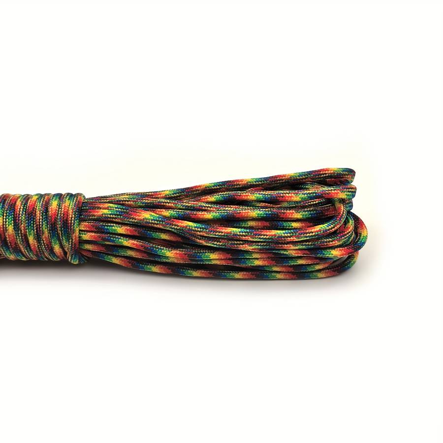Modern Durable 9 Strand Rope 10 Meters In 4mm Thick Outdoor Use D Camouflage 9