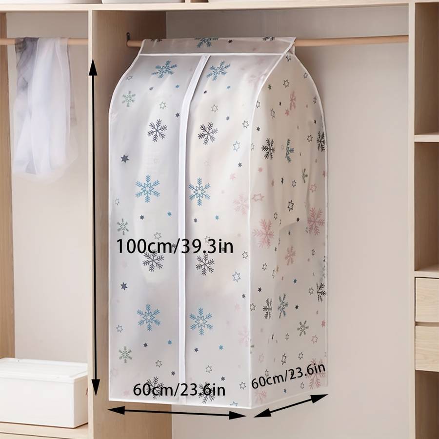 Storage Bag Color Snowflake Size60X60X120Cm 23.6X23.6X47.2In