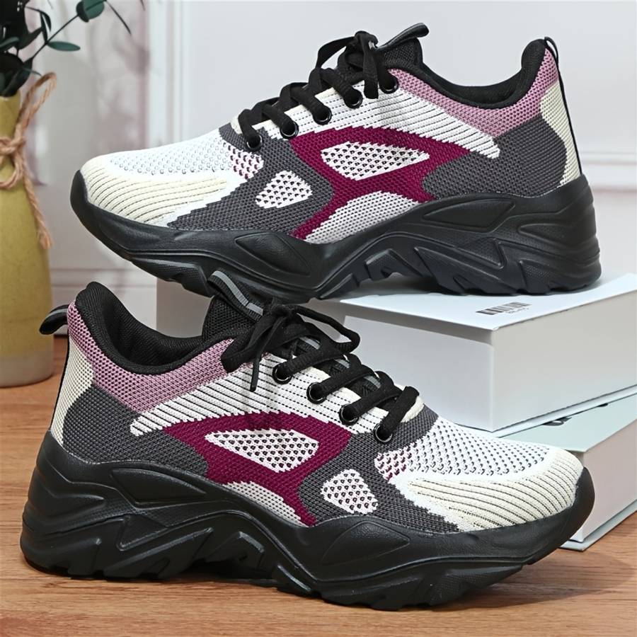 Women S Sneakers Color Blackred Sizeuk 5