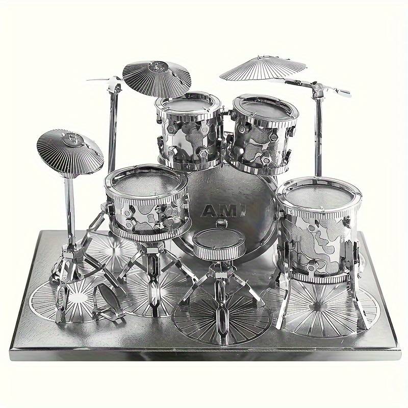 3D Puzzle Musical Instrument Model Items Drum Kit