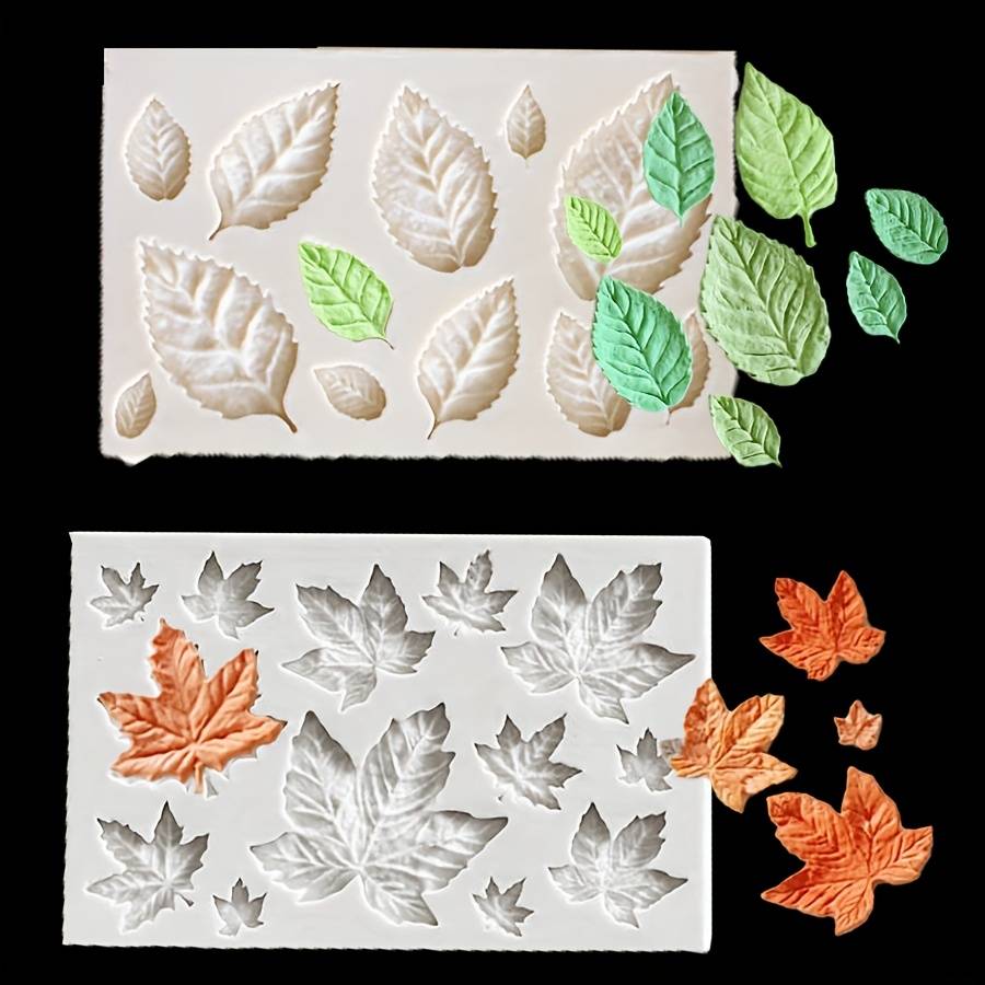 Suitable For Baking Molds Model Multi Piece Maple Leaf Silicone Mold