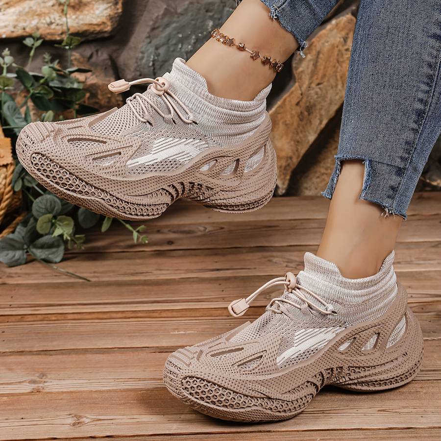 Women S Sneakers Color Khaki Sizeuk 5.5