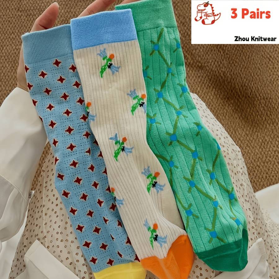 Women S Socks Color Mixed Color3 Pairs Size Onesize