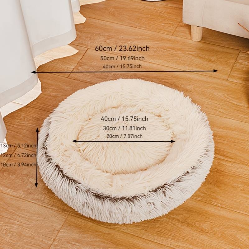 Pet supplies color Shell Nest Gradient Light Gray size 40cm  recommended curl sleep within 4 catties