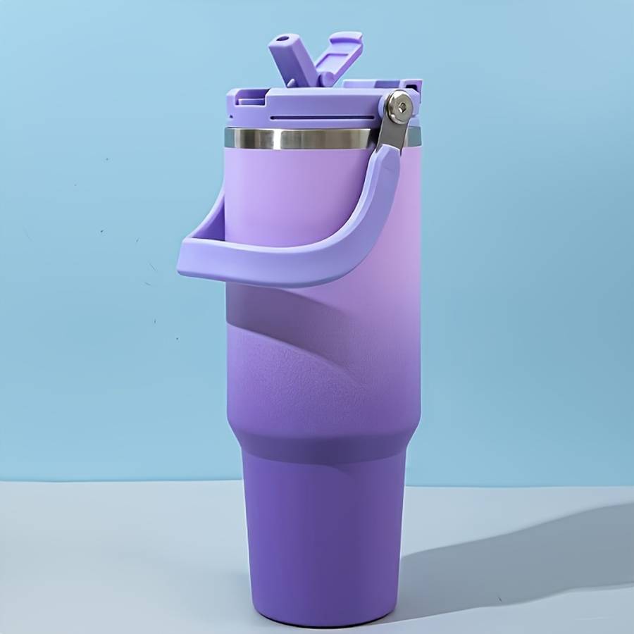 Water Cup Color Gradient Blue