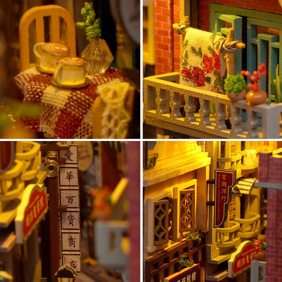 Building Toy Architectural Model Toy Set Style Oriental Story