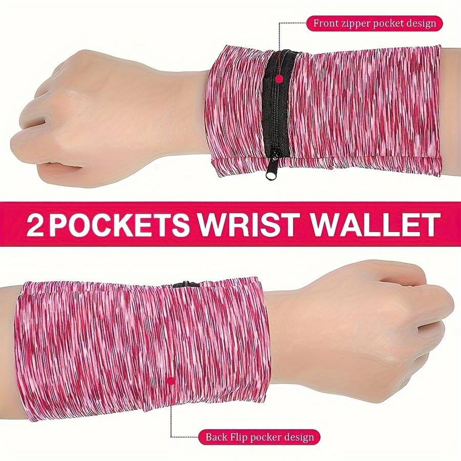 Wrist Wallet With Zipper Breathing Arm Phone Bag Mini Coin Purse