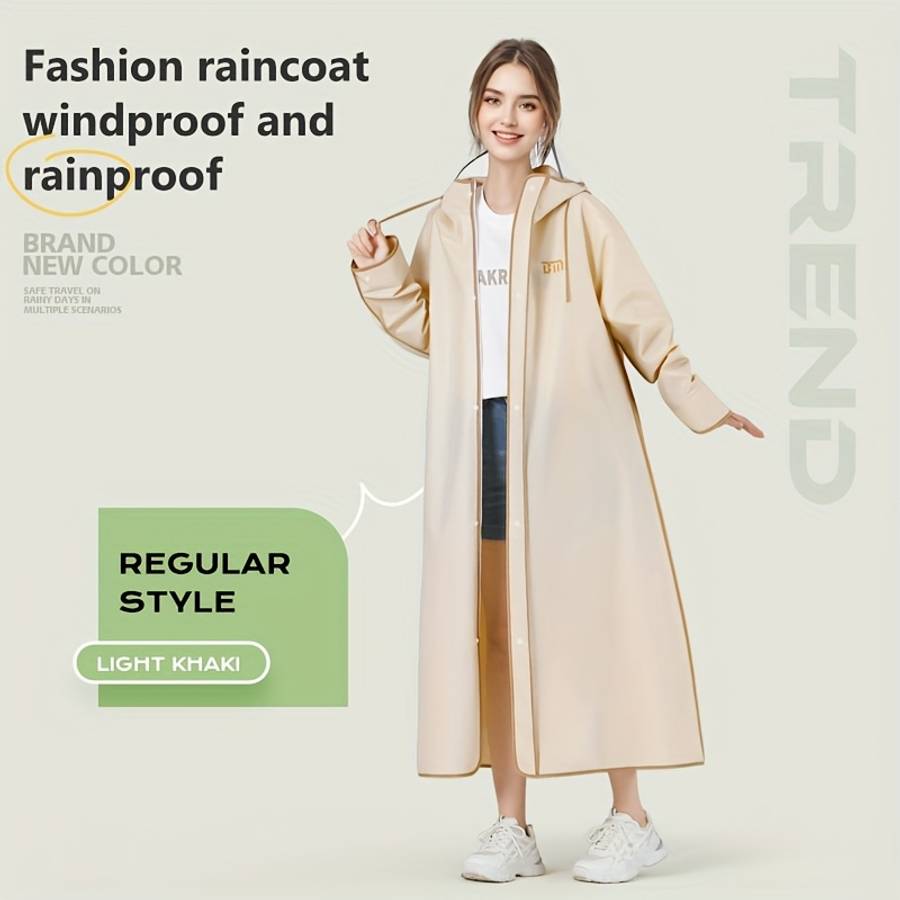 Raincoat White Size M