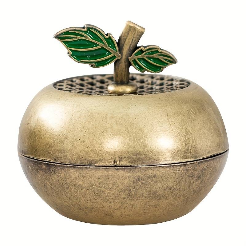 Incense Burner Color  Red Apple   Small Incense Burner  Bronze Color