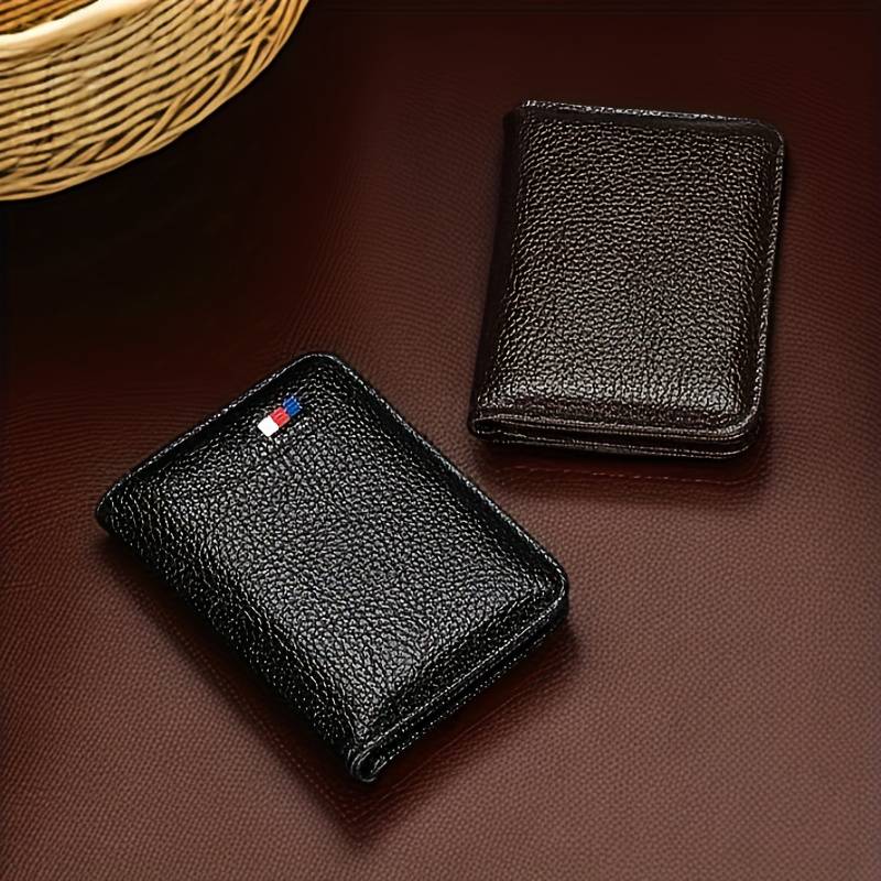 1pc High-quality universal card holder simple and fashionable design exquisite Faux Leat