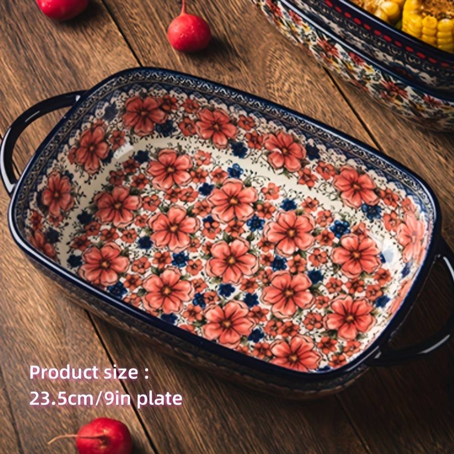 Bowl Style Black Plum Baking Tray