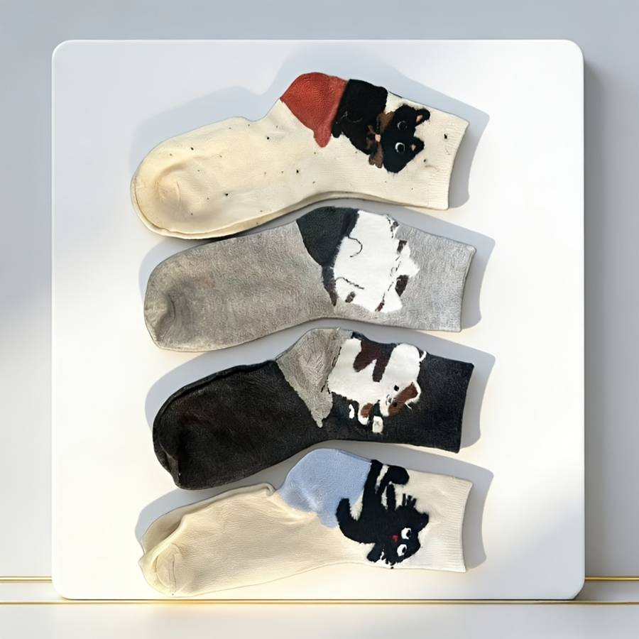 Women S Socks Color 4Pairs Mixed Colors Size Onesize