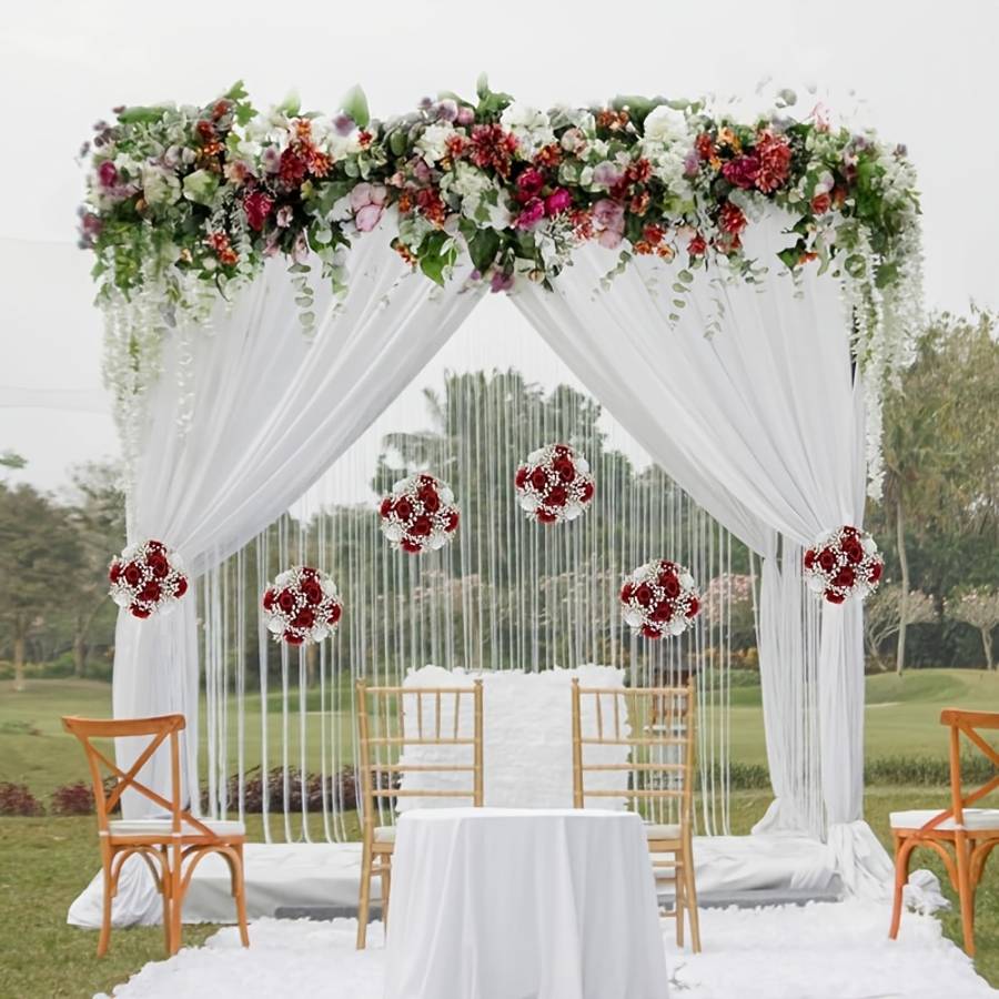 Wedding Supplies Color Three Color Dirty Powder  Gypsophila Quantity 4Pcs