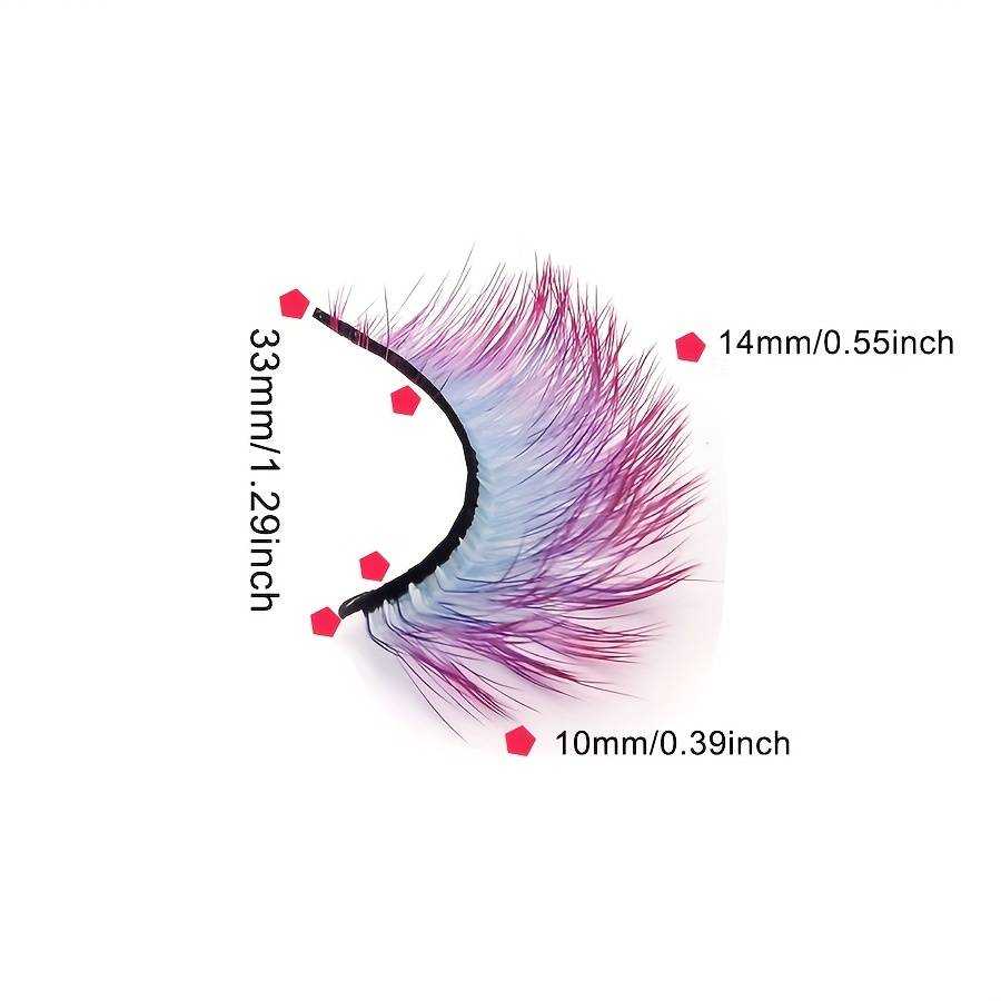 5 Pairs Fluffy 3d False Eyelashes Model 5pairs Sg02a 14mm