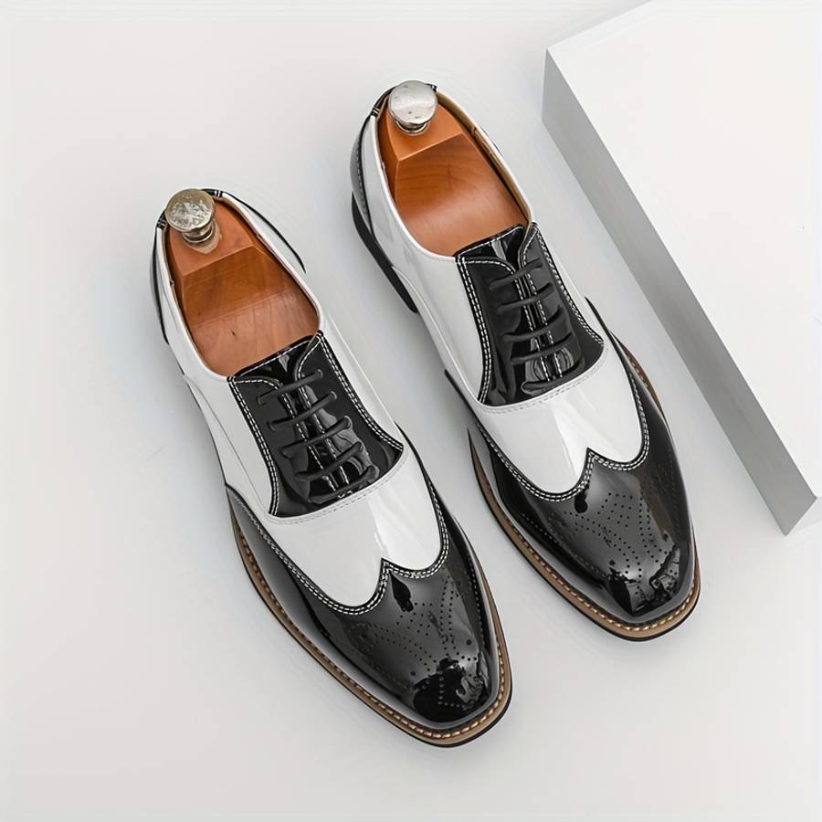 Mens Leather Shoes Color White Sizeuk 10