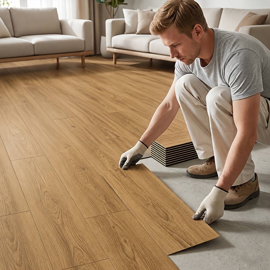 Self Adhesive Floor Stickers Lth8610 50Pcs