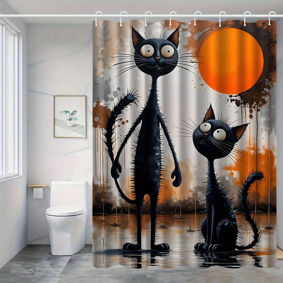 Waterproof Shower Curtain Color Polychrome Size 120X200119.99Cm*200.0Cm