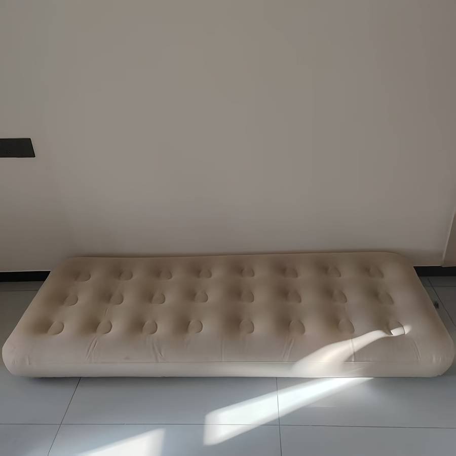 1 Single Inflatable Bed Outdoor Single Mattress Portable Air Mattress Camping