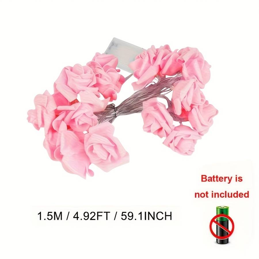 Christmas Lights Pink Size 149.96Cm 150.11Cm