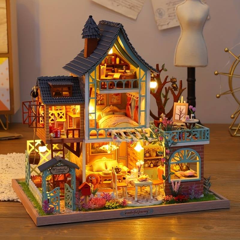 Building Toy Architectural Model Toy Set Style Jungle Secret