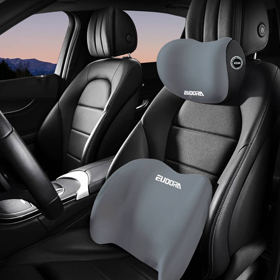 Car Seat Cushion Color Pink Quantity1 Head Pillow  1 Neck Pillow