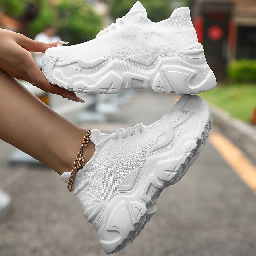 Women S Sneakers Color White Sizeuk 7.5