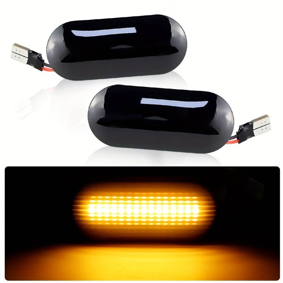 Car Lights Color 2Pcs Clear Lenses
